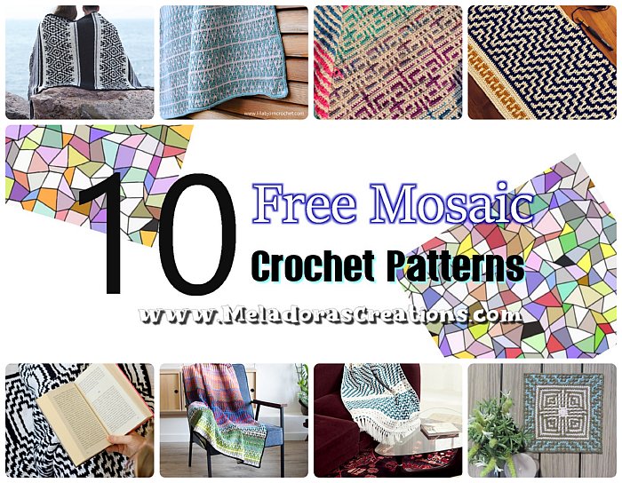 10 Free Mosaic Crochet Pattern Link Blast – Meladora's Creations